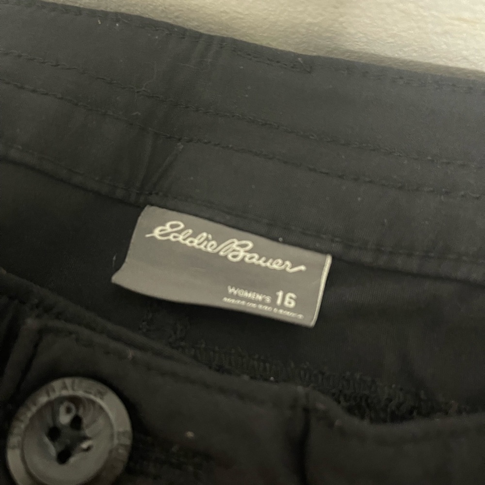 Eddie Bauer Women's Classic Black Trousers